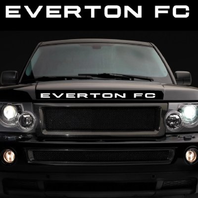 Bonnet lettering EVERTON FC Range Rover Sport l322 P38 